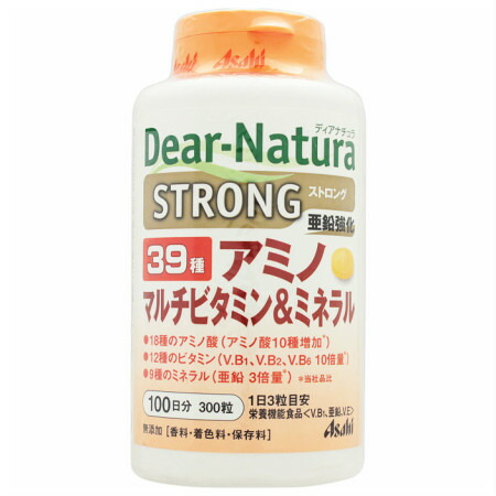 アサヒ アサヒ ディアナチュラ ストロング39アミノ マルチビタミン＆ミネラル 100日分 300粒 × 3個 Dear-Natura マルチビタミンの商品画像