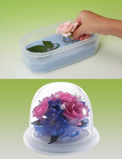  handicrafts for silica gel 5 piece unit dry flower * flower bottle for 