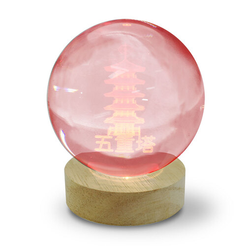  Япония Trust технология (JTT) 3D Crystal Ball свет JAPAN 3D искусство CRYBALL-GOJU-RGBR. -слойный .RGB рукоятка z