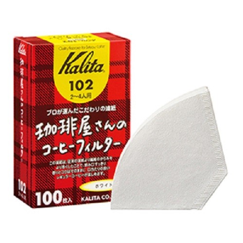 Kalita 珈琲屋さんのコーヒーフィルター 102 2-4人用 100枚×1個 フィルターの商品画像