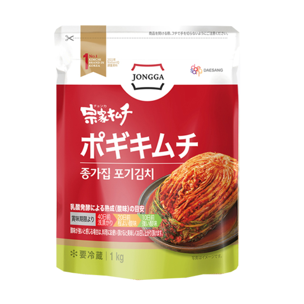 宗家 白菜キムチ 1kg × 1個の商品画像