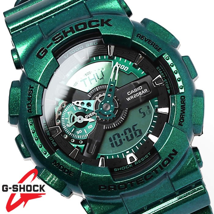 カシオ G-SHOCK GA-110NM-3A（グリーン） メンズ腕時計 - 最安値