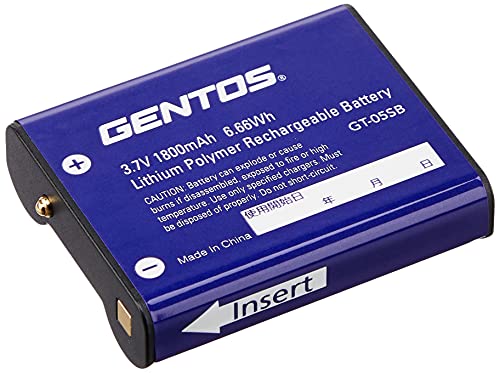 GENTOS( Gentos ) передняя фара GT-105R/305R/505R для специальный перезаряжаемая батарея GT-05SB