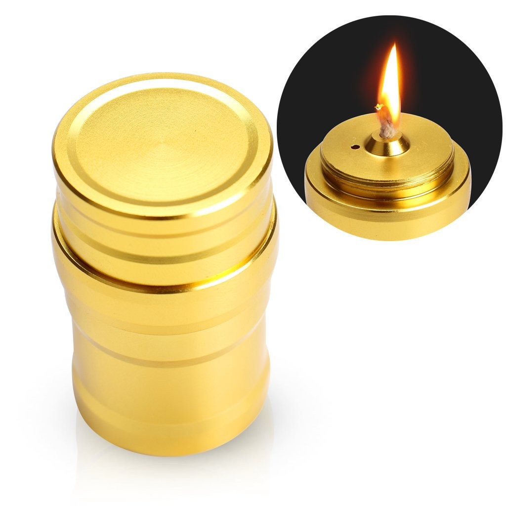  Mini спиртовка масло лампа Mini размер aluminium маленький предотвращение бедствий для свечной фонарь 