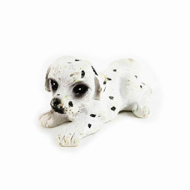 新品　陶器犬　大型犬　ダルメシアン　難有　オブジェ　置物　ホワイト　白色　高級品 新品 陶器犬 大型犬 ダルメシアン 難有 オブジェ 置物 ホワイト 白色