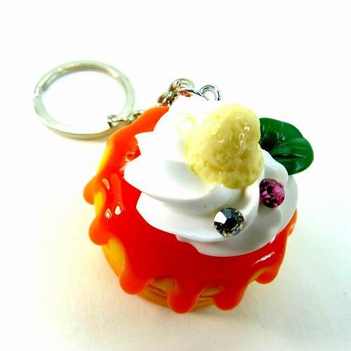 食品サンプルキーホルダー ホットケーキ GS-034 グルメキーホルダー