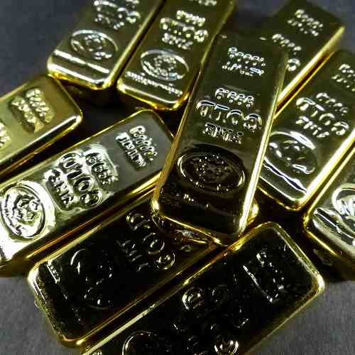 金の延べ棒 ゴールドバー レプリカ 金塊 おもしろ ゴールド 10個