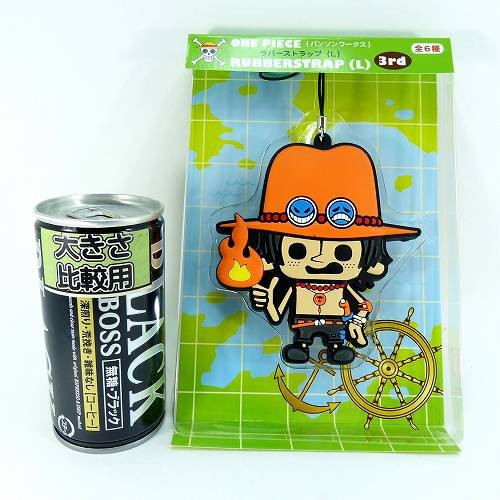 ワンピース 大きいラバーストラップ エース ML-505 バッグチャーム ONE