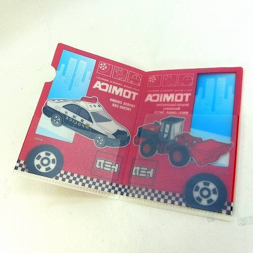 ポケットトミカ トミカ ミニポケットファイル 2種アソートセット 診察券や保険証