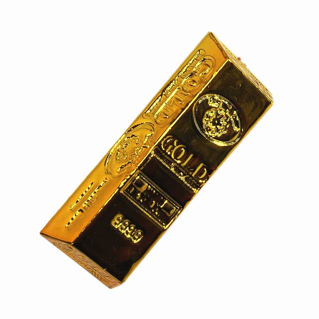 ピンバッジ ピンバッチ 金の延べ棒 ゴールドバー レプリカ 金塊 B