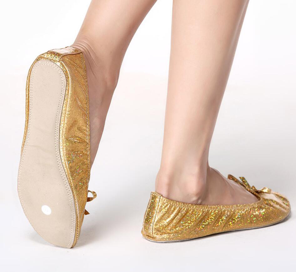  new arrival Dance metallic shoes for interior Gold 