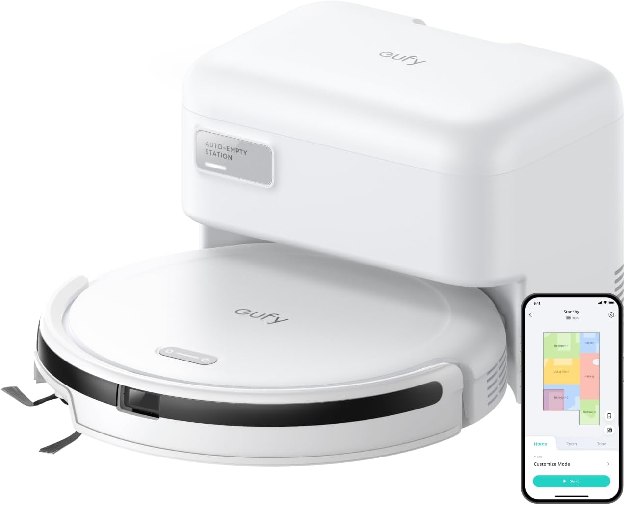 Anker Eufy Robot Vacuum Auto-Empty C10 T2292511（ブラック） Eufy