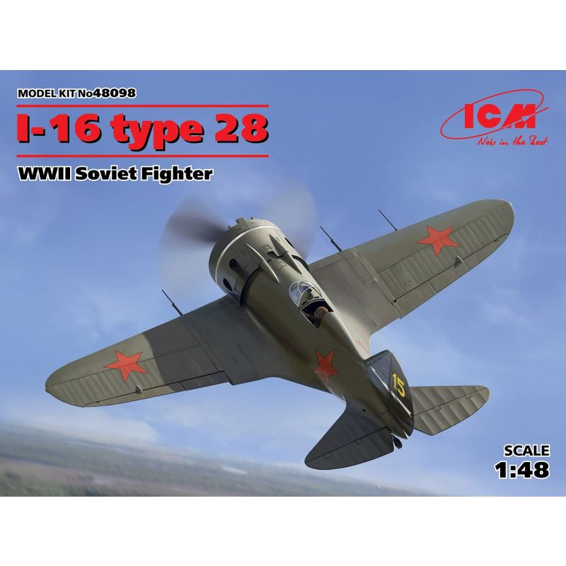 ICM ポリカルポフ I-16 タイプ28（1/48スケール 48098） ミリタリー模型の商品画像