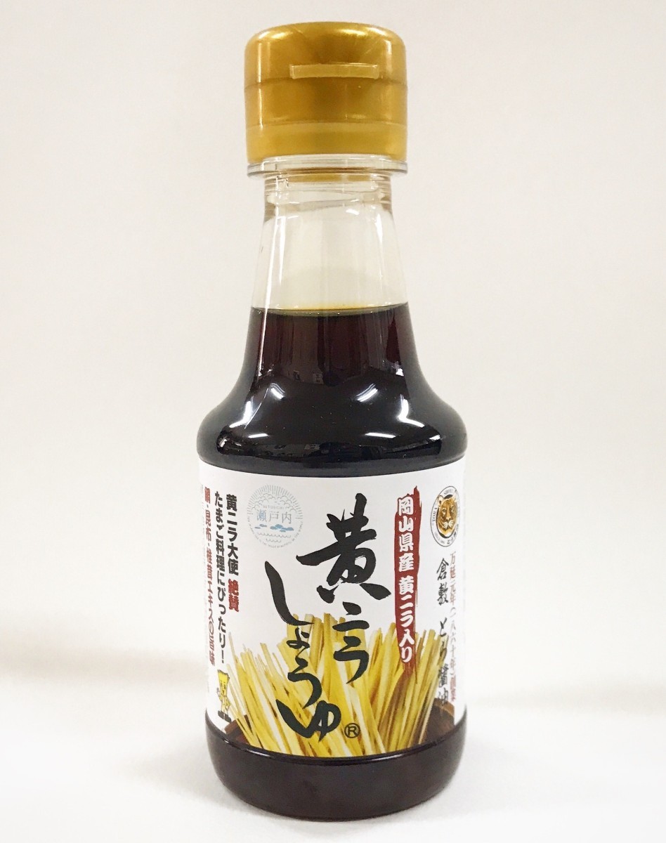 とら醤油 黄ニラしょうゆ 瓶 150ml×6本の商品画像