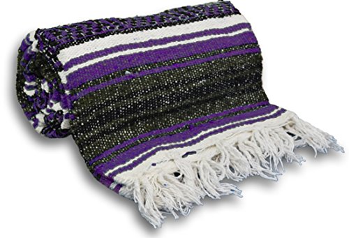 YogaAccessories conventional Mexican yoga blanket purple [ parallel imported goods ]