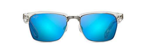 Maui Jim Men's Polarized Kawika B257-05CR Clear Square Sunglasses[ parallel imported goods ]