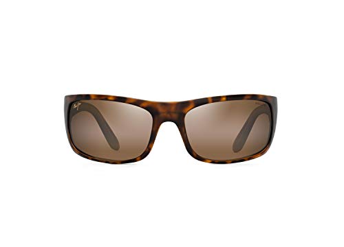 Maui Jim Peahi polarized light LAP sunglasses men's lady's, tortoise shell mat W/Man Utd/Hcl bronze polarized light, 2XL[ parallel imported goods ]