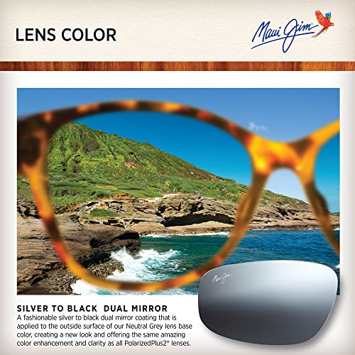 Maui Jim water front square sunglasses US size : M color : gray [ parallel imported goods ]
