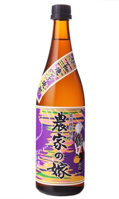 霧島町蒸留所 芋焼酎 紫芋・焼き芋焼酎 農家の嫁 25度 720ml × 1本 瓶 芋焼酎の商品画像