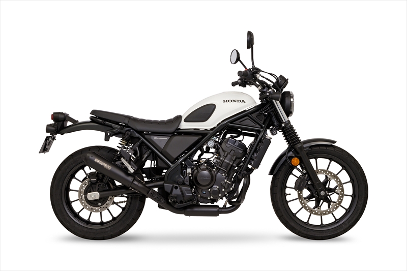 Full Exhaust SHORT MEGAPHONE BLACK（CL250 23-/8BK-MC57）01810-H01W6-00（ブラック）の商品画像