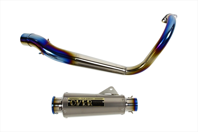 OVER RACING ステンオーバルアップマフラー（Monkey125 21-23/24-/8BJ