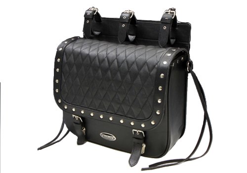 イージーライダース サドルバッグ ダイアモンドステッチ シングル 6876 バイク用サイドバッグ、サドルバッグの商品画像