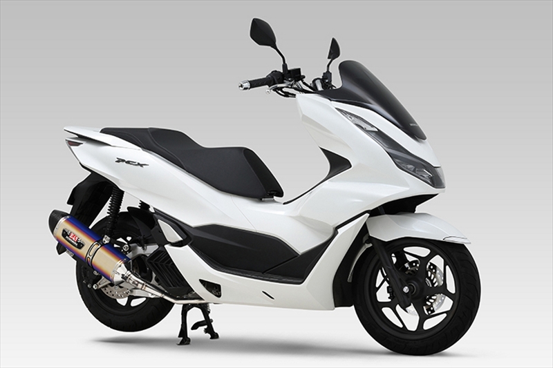 機械曲R-77Sサイクロン EXPORT SPEC 政府認証 チタンブルーカバー/カーボンエンドタイプ（PCX/8BJ-JK05）110A-49F-5180Bの商品画像