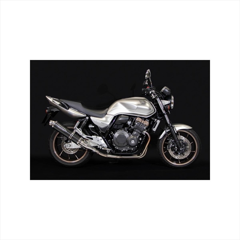 TRICK STAR 政府認証スリップオンマフラー IKAZUCHI ブラック