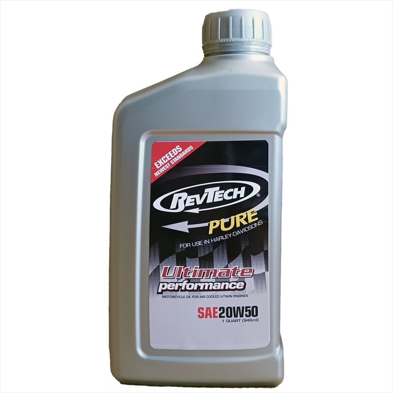 RevTech ピュアエンジンオイル 鉱物油 20W50 1クォート （946ml）の商品画像