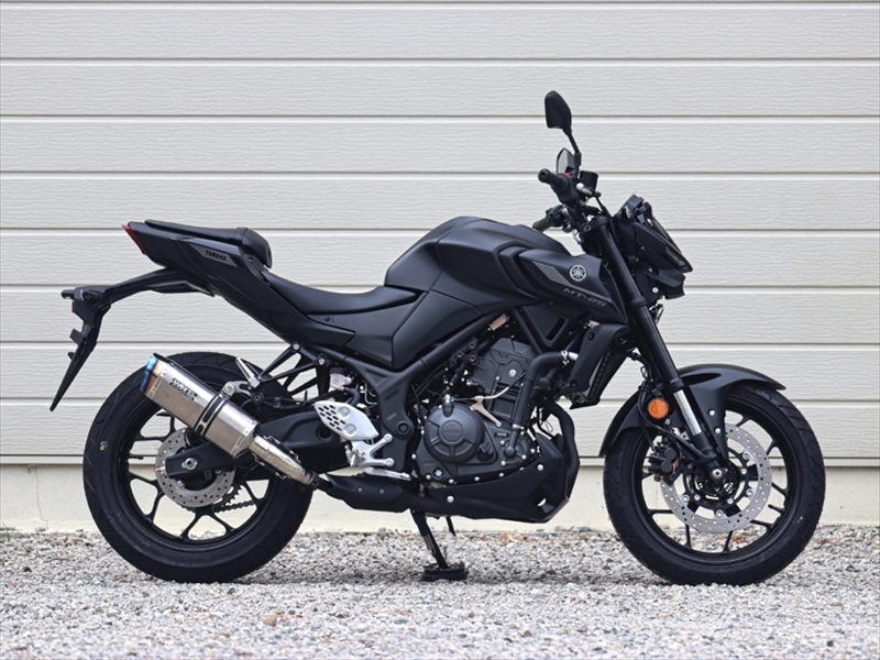 WR'S SS-OVALタイプ スリップオン ソリッドチタン仕様（YZF-R25/MT-25