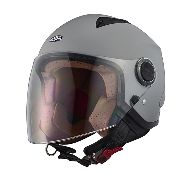 ZEALOT EasyWave3 SportsJet Sサイズ（55-56cm） マットグレー バイク用　ジェットヘルメットの商品画像