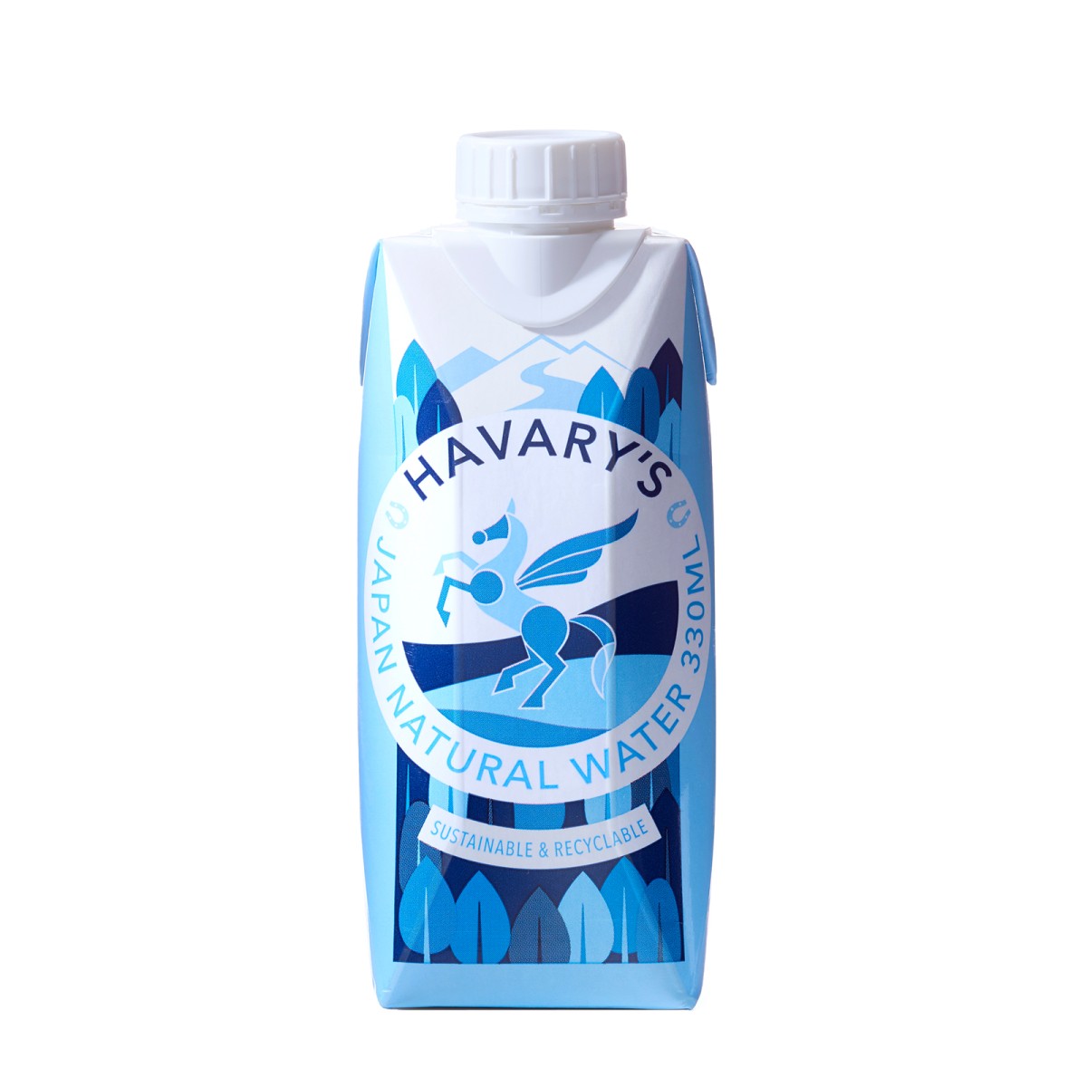 ハバリーズ ナチュラルウォーター 330ml × 12本 紙パック ミネラルウォーター、水の商品画像