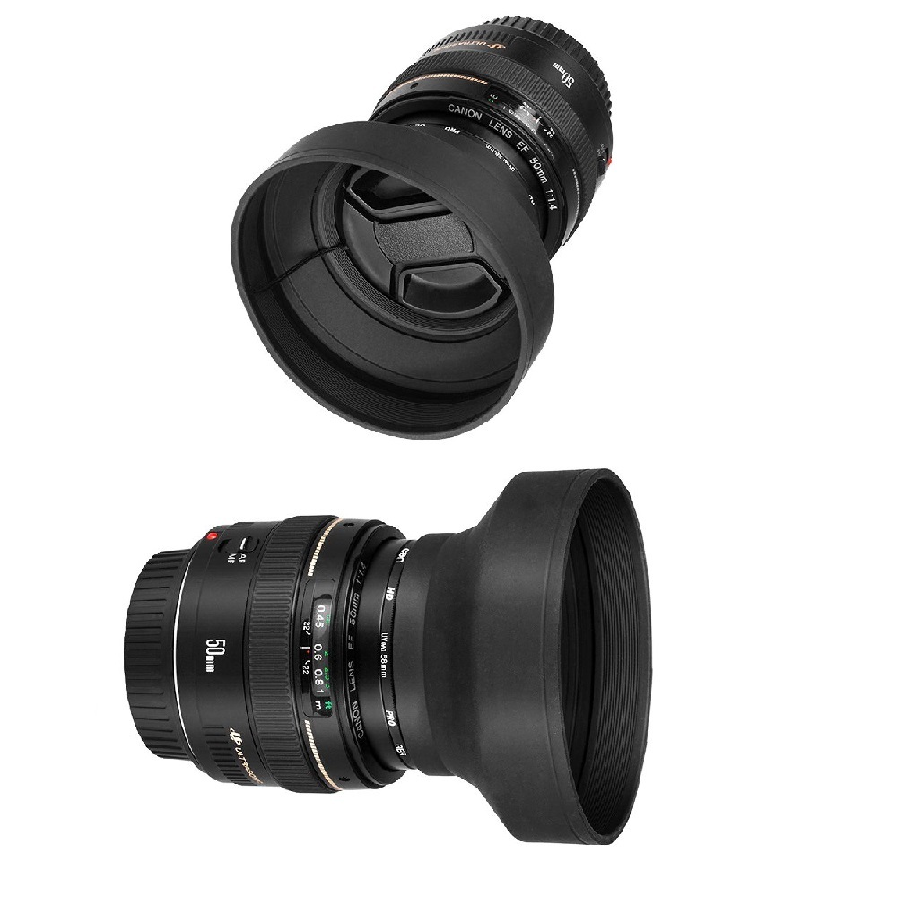  объектив для складной линзы капот широкий силикон Nikon Tamron Sigma Sony передний капот покрытие 49 / 52 / 55 / 58 / 62 / 67 / 72 / 77mm