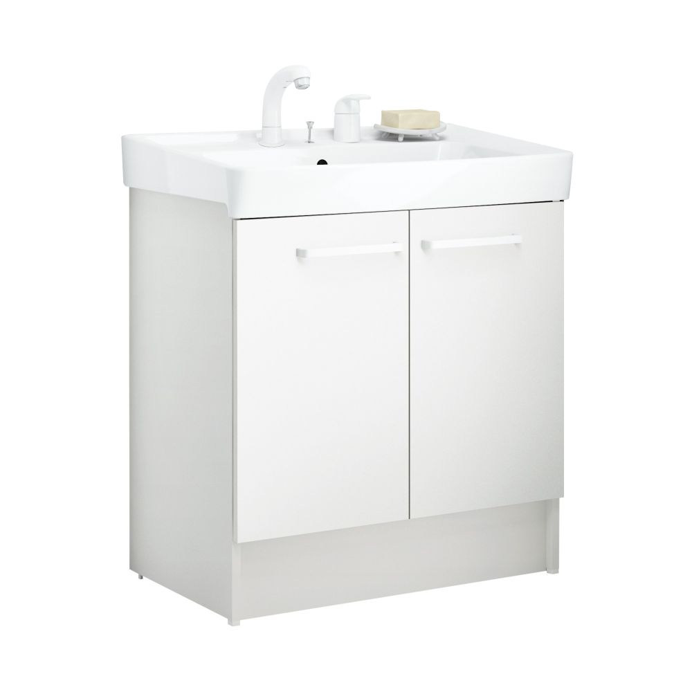 LIXIL 洗面化粧台 オフト D7シリーズ （クリエモカ） 間口750mm