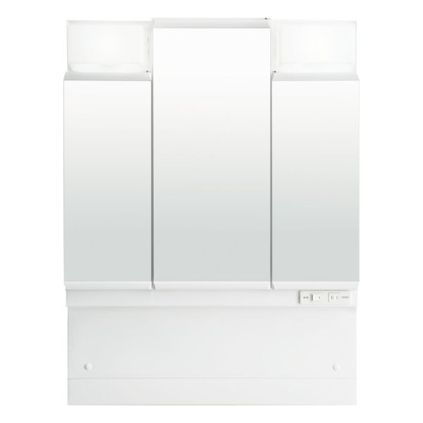 MD7X3-753TYJU 3面鏡洗面所用ミラー LIXIL INAX 洗面台 3面鏡 曇り止めコート付き LED