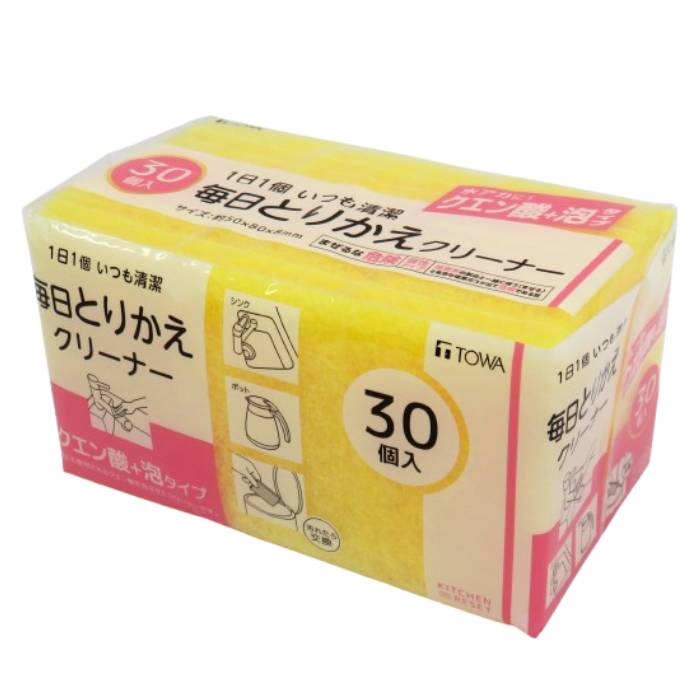 毎日とりかえクリーナー クエン酸入 1パック （30個入）×1の商品画像