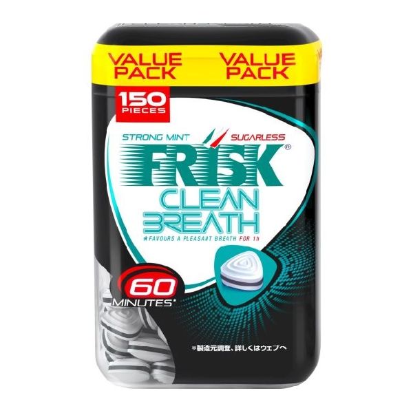 FRISK フリスク クリーンブレスボトル フレッシュミント 105g（150粒入