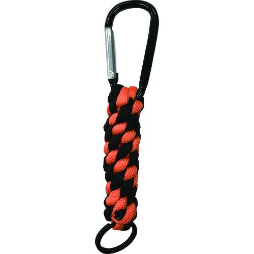 #[ stock limit ]yutaka make-up pala Mate key holder 4mm×1.9m orange / black hook * ring attaching [2027264:0][ shop front receipt un- possible ]