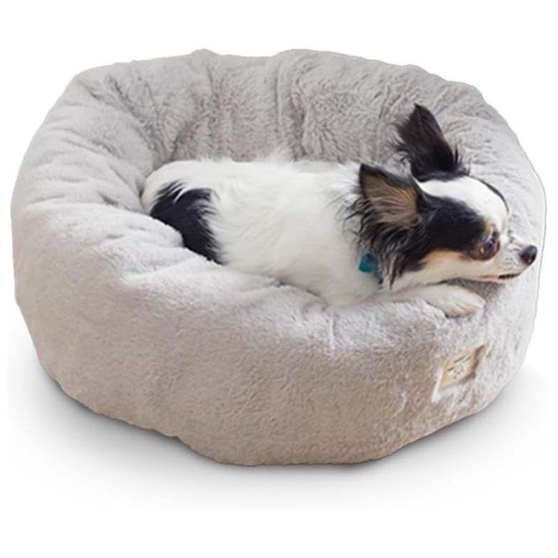 アイリスオーヤマ ラビットファー調クッションペットベッド グレー PRCB-500の商品画像