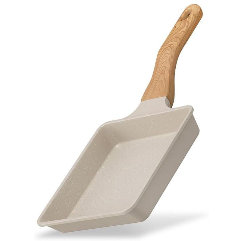 アイリスオーヤマ ナチュかる IH・ガス火対応 フライパンエッグパン（グレイッシュモカ）NTL-EGMOの商品画像