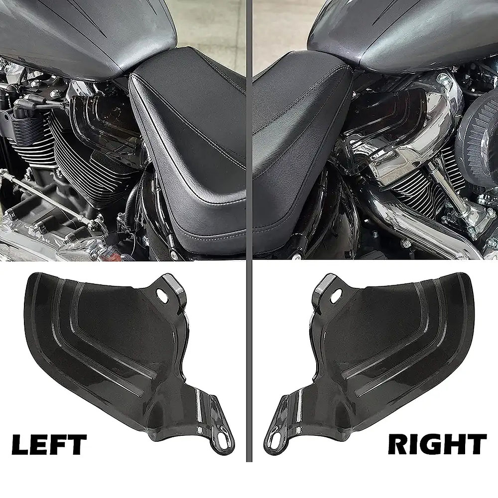 M8 Softail mid frame air deflector smoked 