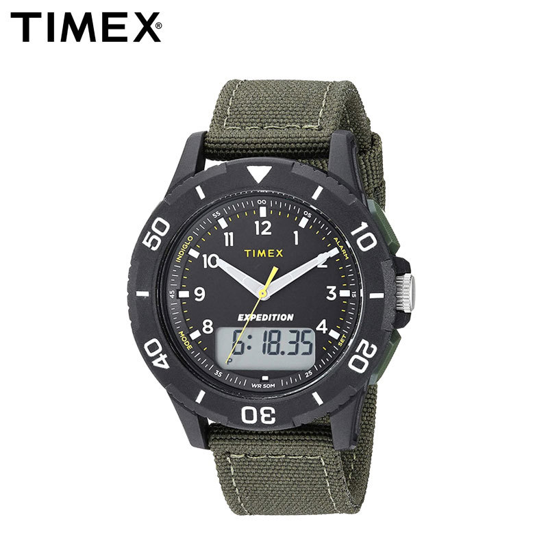 TIMEX TIMEX Expedition カトマイコンボ ファブリックバンド TW4B16600 （グリーン） Expedition