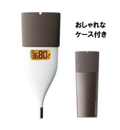 オムロン 婦人用電子体温計 MC-652LC-BW （ブラウン）×1本の商品画像