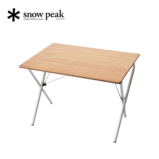 snow peak ワンアクションテーブル竹 LV-010T アウトドアテーブル - 最