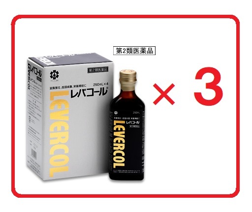 日邦薬品工業 日邦薬品工業 レバコール 250ml 4本×3個 二日酔い、飲みすぎの商品画像
