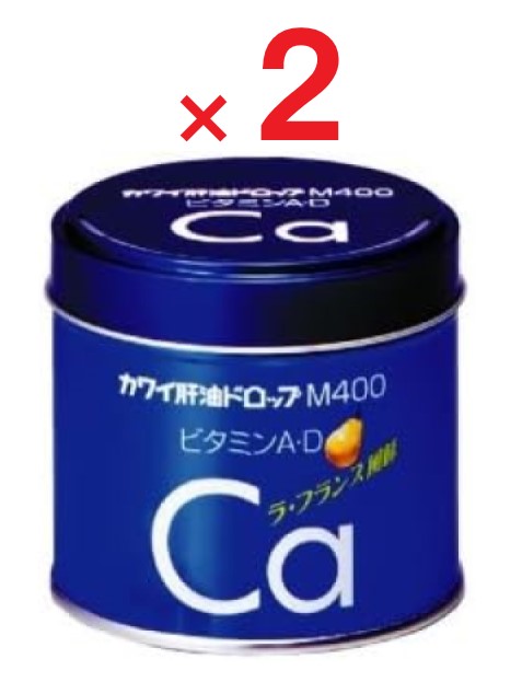 カワイ肝油ドロップ カワイ肝油ドロップM400 180粒×2セット バランス栄養、栄養調整食品の商品画像