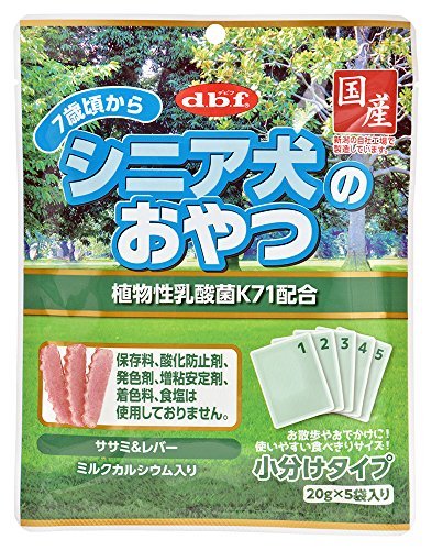 デビフペット デビフ シニア犬のおやつ 植物性乳酸菌K71配合 100g×5個 犬用おやつ、ガムの商品画像