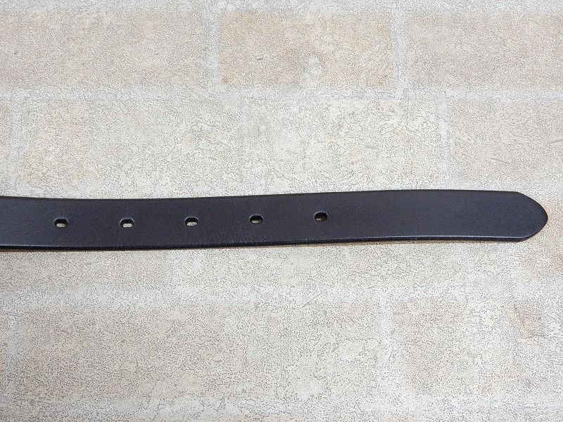  unused goods! UNIQLO/ Uniqlo Italian saddle leather narrow belt L size 0 [6017y1]