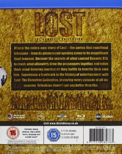 Lost: The Complete Collection (Seasons 1-6) [Blu-ray] [Import] Lost The Complete Collection Seasons Blu ray Import DVD