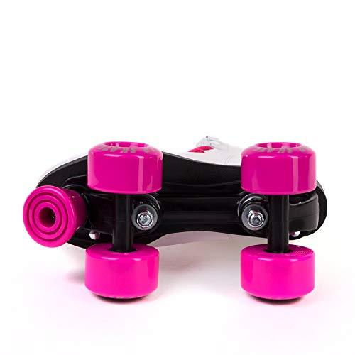 Skate Gear ソフトクラシックフェイクレザー ローラースケート(クラシックピンク、レディース7ユース6メンズ6) Skate Gear ソフトクラシックフェイクレザー ローラースケート クラシックピンク レディース7ユース6メンズ6 Classic